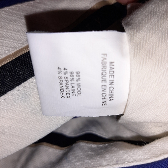 Theory Wool Trouser Pant with Zippers - Picture 3 of 3